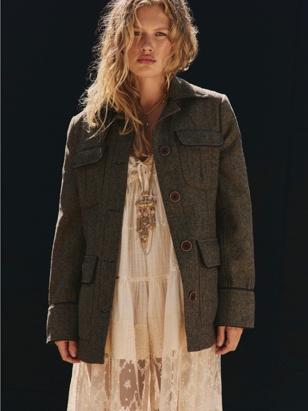 Free People Renaux Officer Jacket
